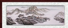 中国风设计山水字画