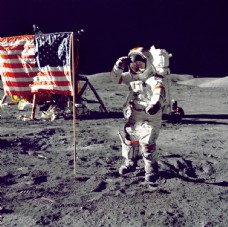 地球日宇航员登月