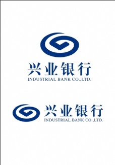 银行名片中国兴业银行logo
