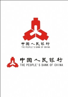 全球电视卡通形象矢量LOGO中国人民银行logo