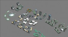 商品城市规划建筑群