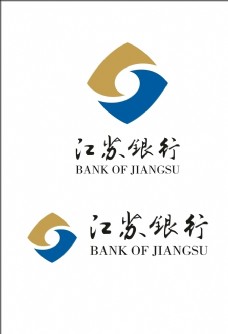 银行名片江苏银行logo