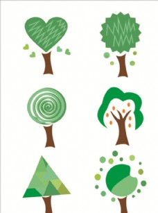 植物树矢量图