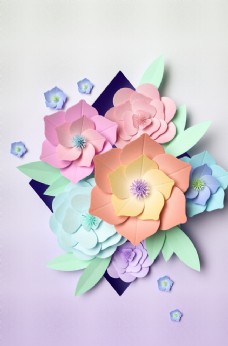 花朵创意创意折纸花朵