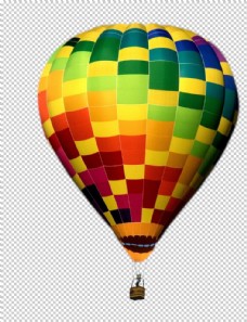 多彩的背景热气球png素材
