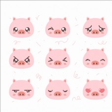包装设计猪头表情