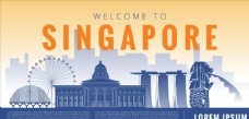 旅行海报新加坡旅游