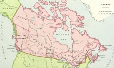 旧版加拿大地图