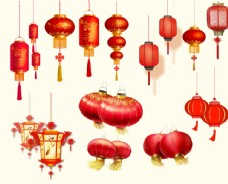 新年素材中国风灯笼