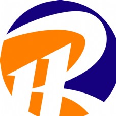 RH开头logo科技工厂现代