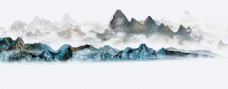 中国风山水水墨背景装饰