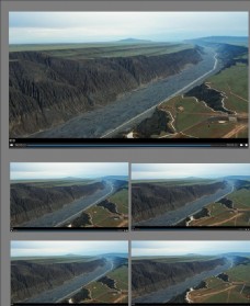 新疆天山大峡谷航拍