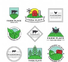 9款创意 农场标志