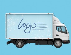 卡车车辆货车交通应用效果图设计