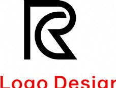R字母标志标识LOGO