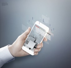 科技创意创意科技手机海报