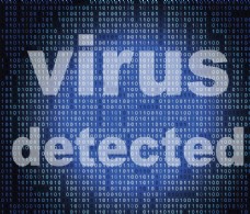 检测到的病毒代表病毒威胁