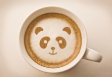 熊猫造型咖啡