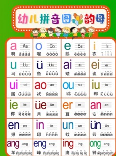 字母设计声母韵母表