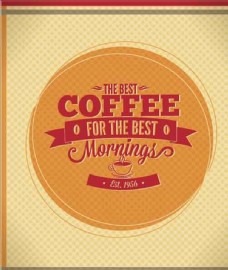 咖啡杯咖啡英文艺术字广告设计