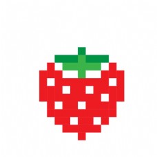 像素画小草莓