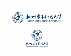 科技电子杭州电子科技大学校徽新版