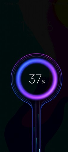 小米手机充电界面