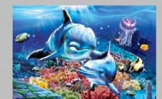 海豚世界海豚海底世界