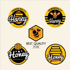 标志设计蜂蜜logo标志图标设计