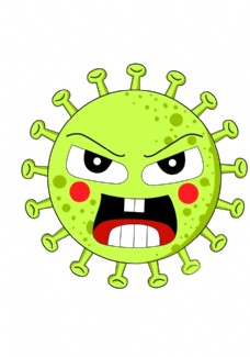 冠状病毒卡通形象图片