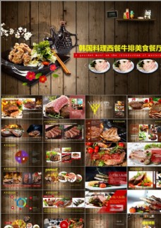 餐厅韩国烤肉餐饮美食文化动态PPT