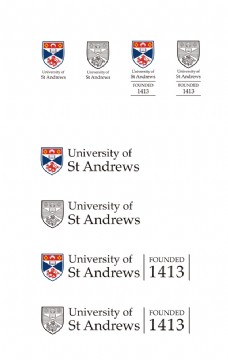 德国英国圣安德鲁斯大学校徽新版