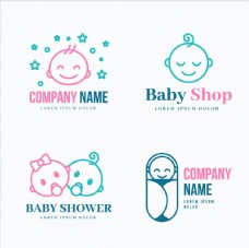 婴儿婴幼儿标志logo