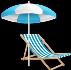 度假夏季沙滩太阳伞png