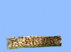 卵石景观墙